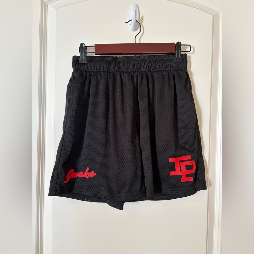 Inaka Power Black Shorts Red Logo